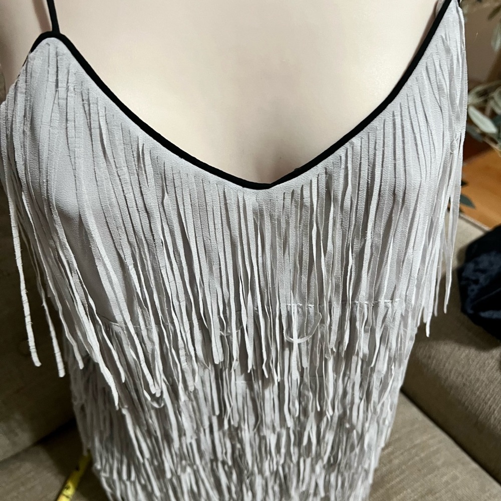 Naked Zebra Fringed Tank size M